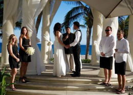 Couple getting married in Mexico for destination wedding.