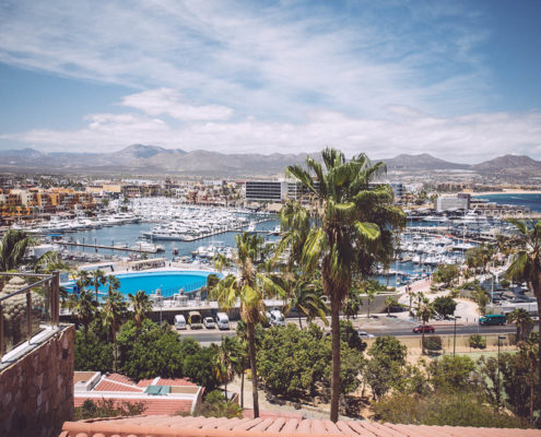 overlooking Cabo