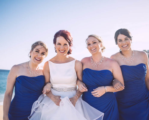 Bride with her bridal party