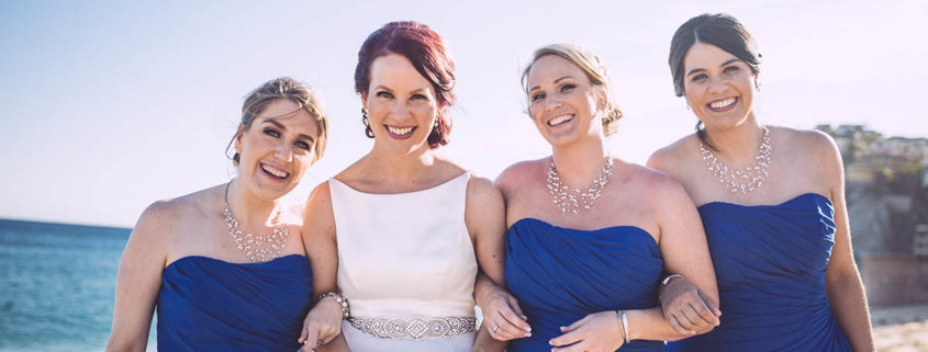 Bride with her bridal party