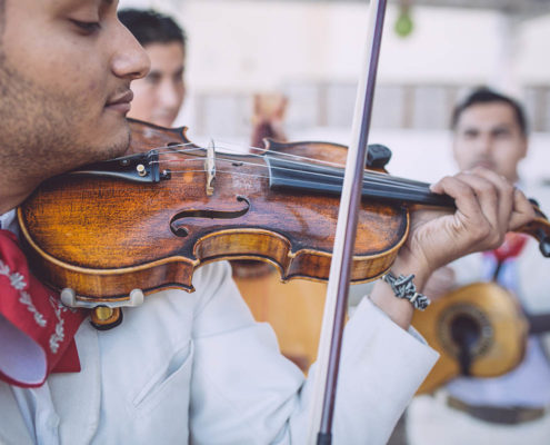 live music at Cabo destination wedding from Calgary